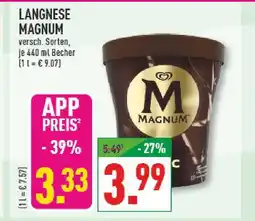 Marktkauf Langnese magnum Angebot