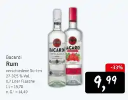 KONSUM Bacardi Rum Angebot