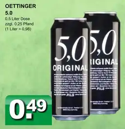 Getränkeparadies Gefromm Oettinger 5.0 Angebot
