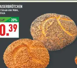 Marktkauf Kaiserbrötchen mit sesam Angebot