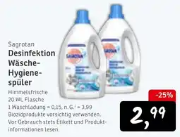 KONSUM Sagrotan Desinfektion Wäsche-Hygiene-spüler Angebot