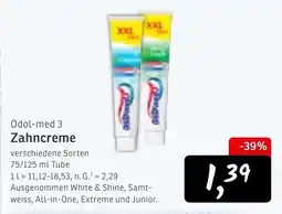 KONSUM Odol-med 3 Zahncreme Angebot