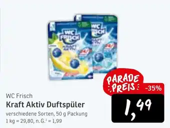 KONSUM WC Frisch Kraft Aktiv Duftspüler Angebot