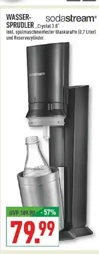 Marktkauf Sodastream wasser-sprudler „crystal 3.0“ Angebot
