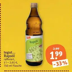 tegut Tegut... rapsöl Angebot