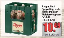 alldrink Rapp's no.1 speyerling Angebot