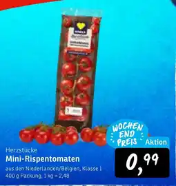 KONSUM Herzstücke Mini-Rispentomaten Angebot