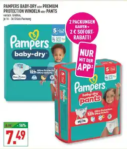 Marktkauf Pampers baby-dry windeln Angebot