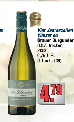 alldrink Vier jahreszeiten winzer eg grauer burgunder Angebot