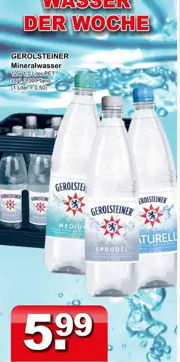 Getränkeparadies Gefromm Gerolsteiner mineralwasser Angebot