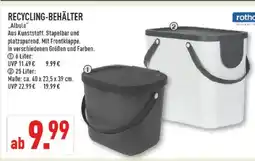 Marktkauf Rotho recycling-behälter albula Angebot