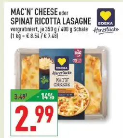 Marktkauf Edeka mac'n'cheese Angebot