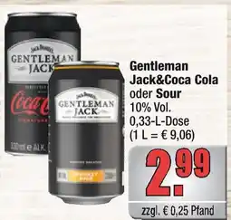 alldrink Gentleman jack jack&coca cola Angebot