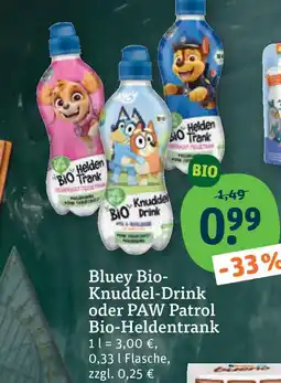 tegut Bluey bio-knuddel-drink Angebot