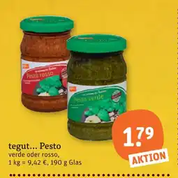 tegut Tegut... pesto verde oder rosso Angebot