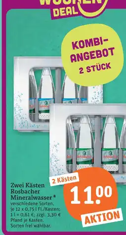 tegut Rosbacher mineralwasser Angebot