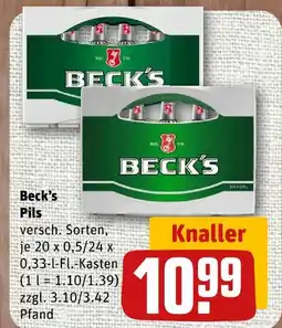 nahkauf Beck’s pils Angebot