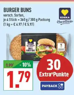 Marktkauf Edeka herzstücke burger buns Angebot