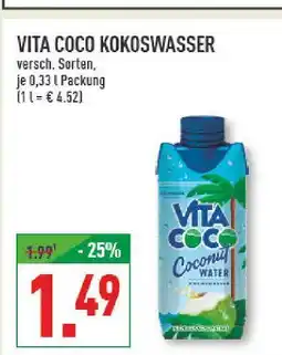 Marktkauf Vita coco kokoswasser Angebot