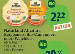 tegut Alnatura bergbauern bio-camembert Angebot