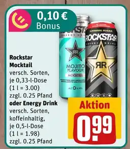 nahkauf Rockstar mocktail oder energy drink Angebot