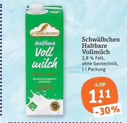 tegut Schwälbchen haltbare vollmilch Angebot