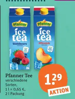 tegut Pfanner tee Angebot