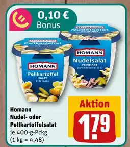 nahkauf Homann nudelsalat oder pellkartoffelsalat Angebot