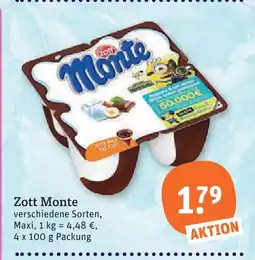 tegut Zott monte Angebot