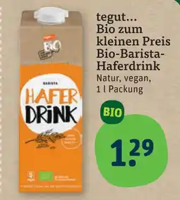 tegut Tegut... bio-barista-haferdrink Angebot