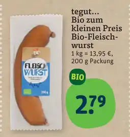 tegut Tegut... bio-fleischwurst Angebot