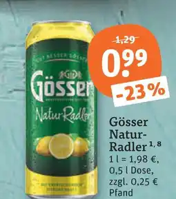 tegut Gösser natur-radler Angebot