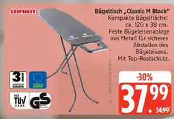 Marktkauf Leifheit bügeltisch classic m black Angebot