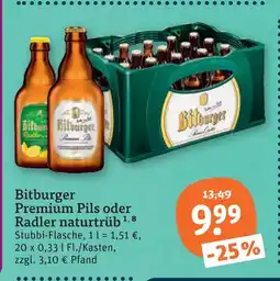 tegut Bitburger premium pils Angebot