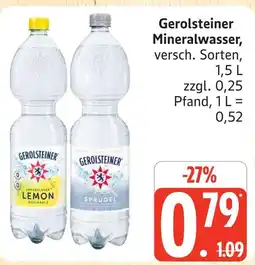 Marktkauf Gerolsteiner mineralwasser Angebot