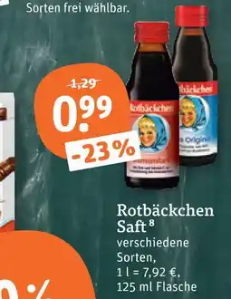 tegut Rotbäckchen saft Angebot