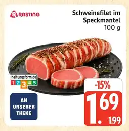 Marktkauf Rasting schweinefilet im speckmantel Angebot