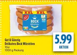 diska Gut & günstig bock würstchen Angebot