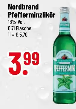trinkgut Nordbrand pfefferminzlikör Angebot