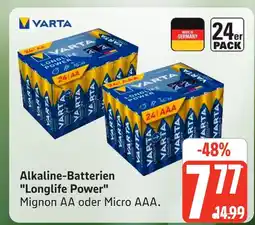 Marktkauf Varta longlife power Angebot