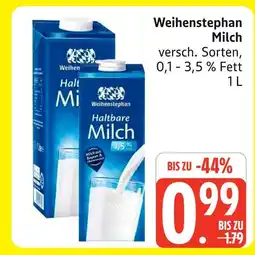 Marktkauf Weihenstephan milch Angebot