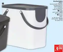 Marktkauf Recycling-behälter „albula“ Angebot