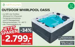 Marktkauf Artsauna outdoor whirlpool oasis Angebot