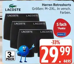 Marktkauf Lacoste herren retroshorts Angebot
