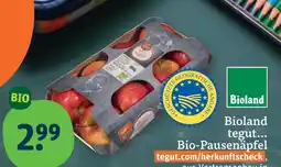 tegut Bioland bio-pausenäpfel Angebot
