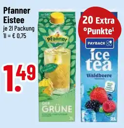 trinkgut Pfanner eistee Angebot