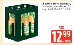 Marktkauf Becker's bester apfelsaft Angebot