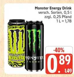 Marktkauf Monster energy drink Angebot