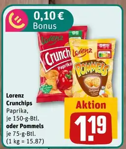 nahkauf Lorenz crunchips oder pommels Angebot
