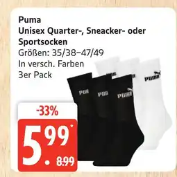 Marktkauf Puma quartersocken Angebot